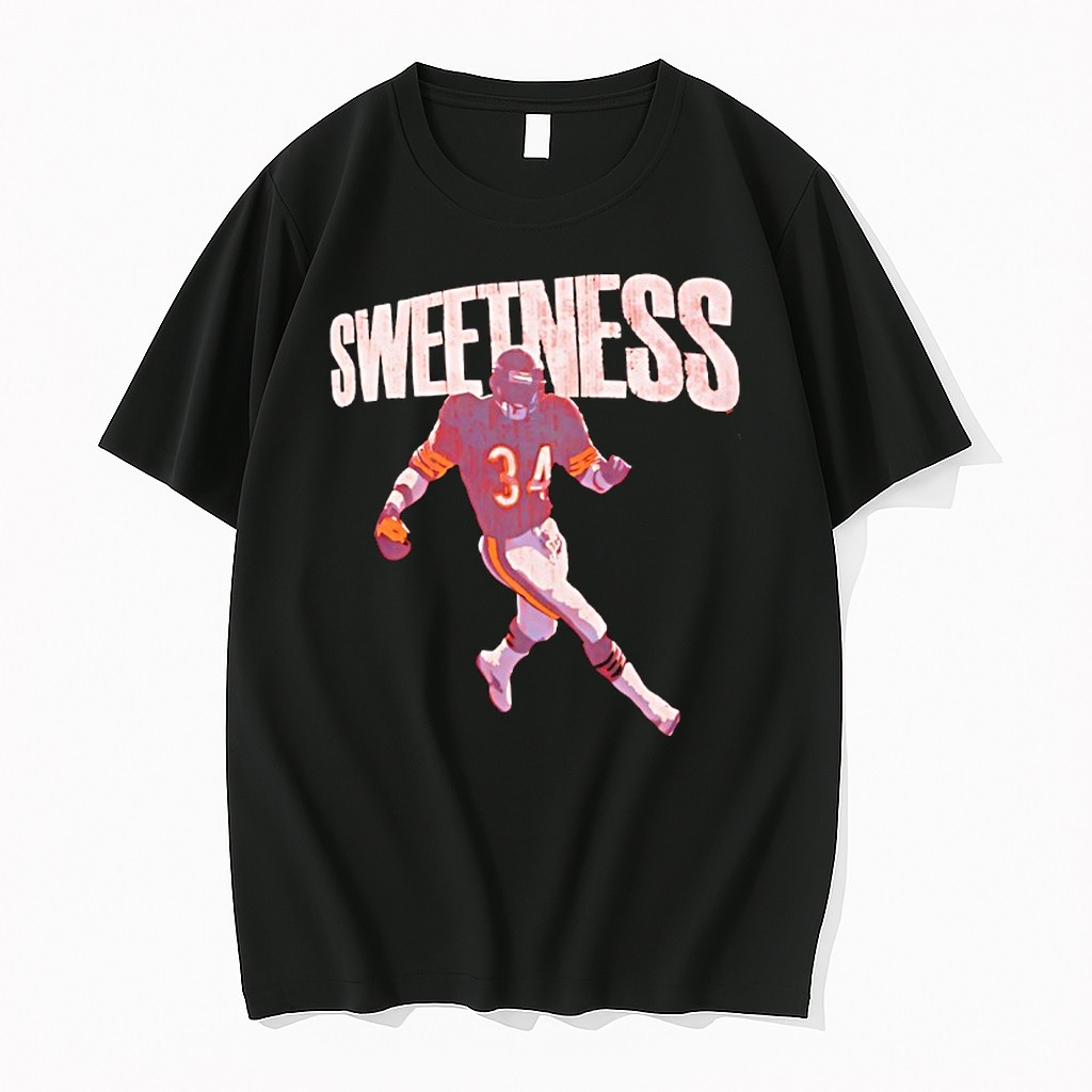 Original Sweetness Walter Payton 34 Chicago Bears Football Tshirts