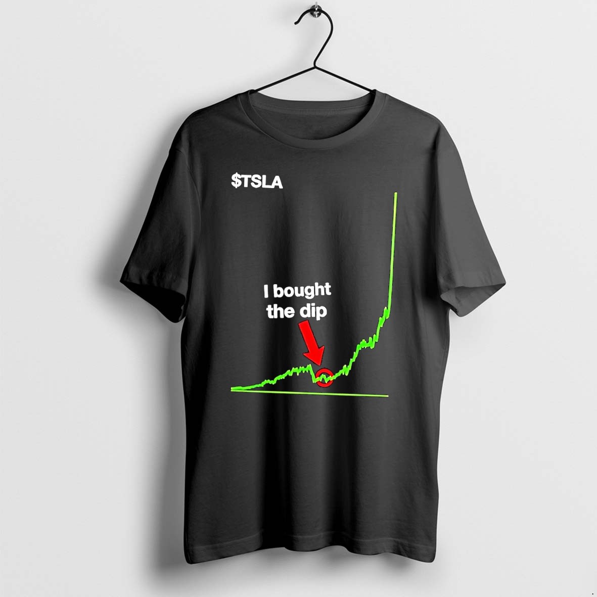 Original Tsla I Bought The Dip Black Tshirts
