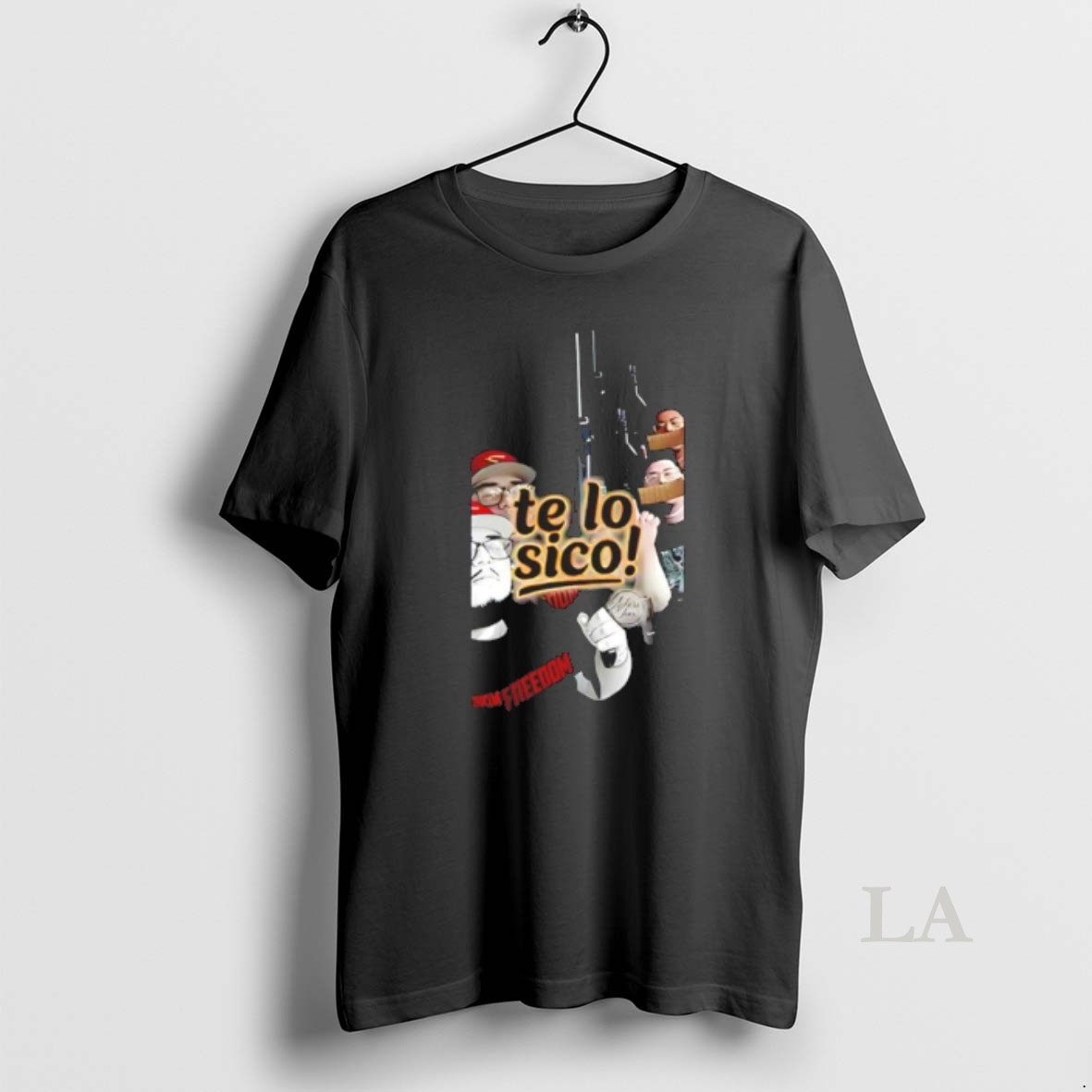 Original Te Lo Sico Freedom Guns Hip Hop Shirt
