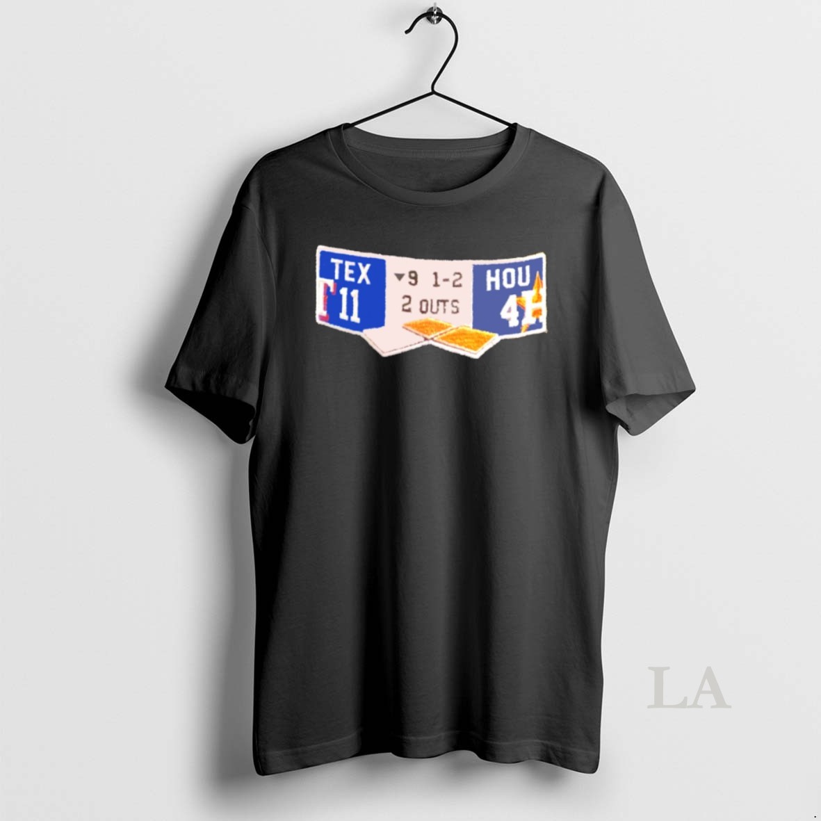 Original Texas Rangers Vs Houston Astros 11 4 Mlb Score Shirt