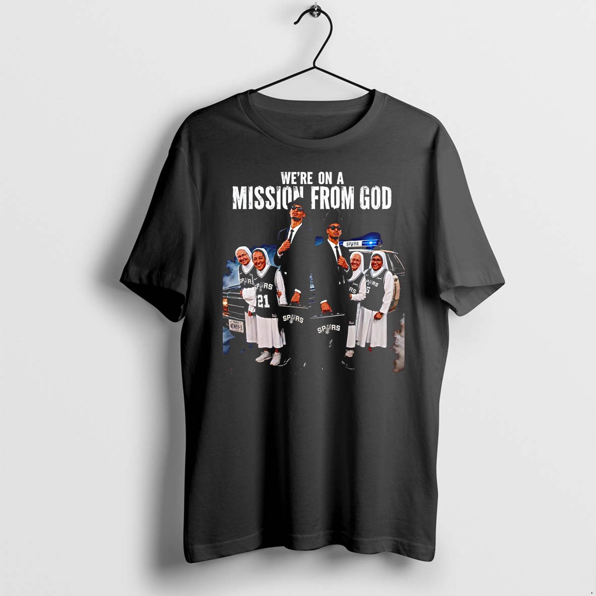 Original The Blues Brothers Were On A Mission From God San Antonio Spurs Basketball 2026 Tshirts