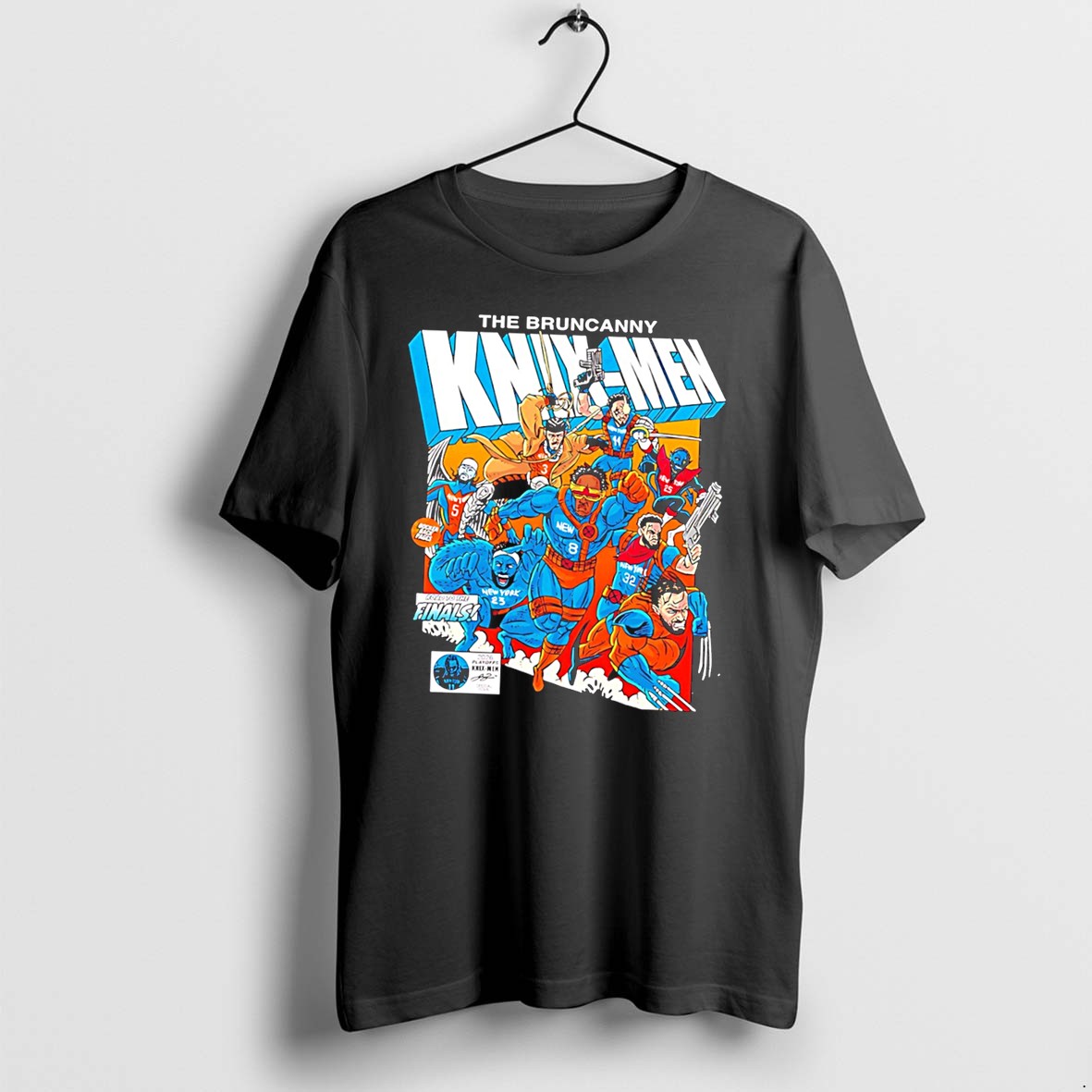Original The Bruncanny Knix Men 2 Road To The Finals New York Knicks Tee Tshirts