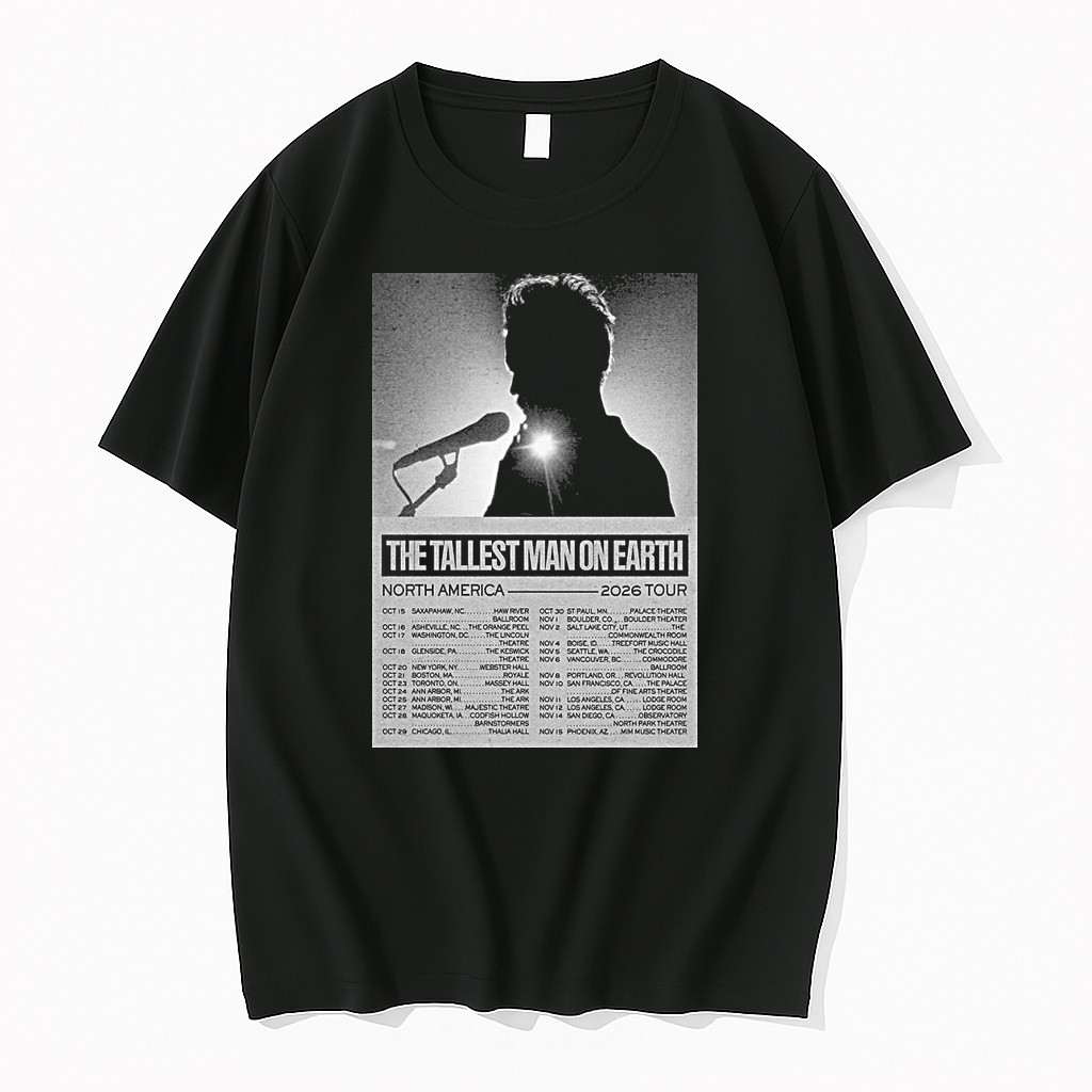 Original The Tallest Man On Earth Summer Tour 2026 1 Tshirts