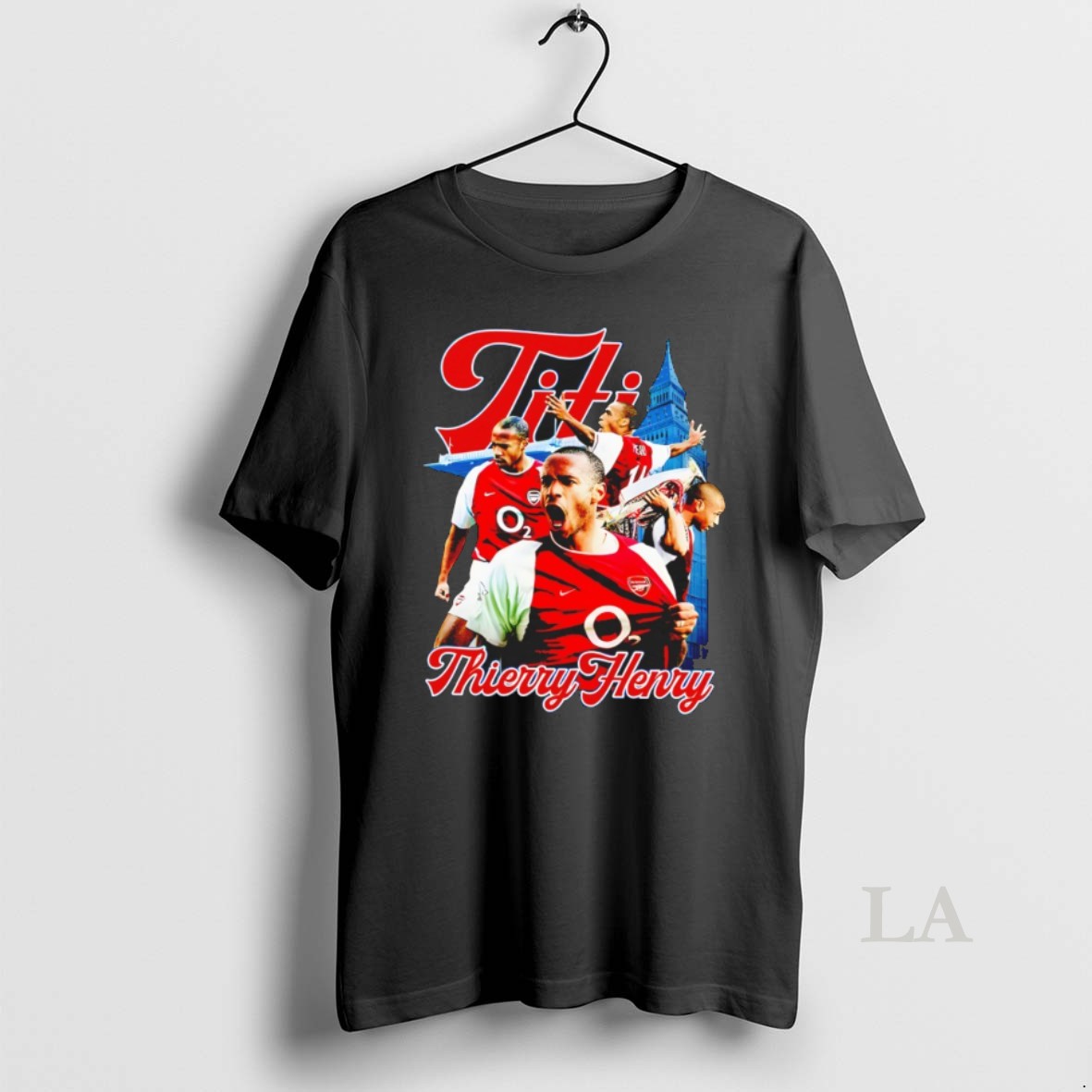 Original Titi Thierry Henry Arsenal Fc Graphic Vintage Shirt
