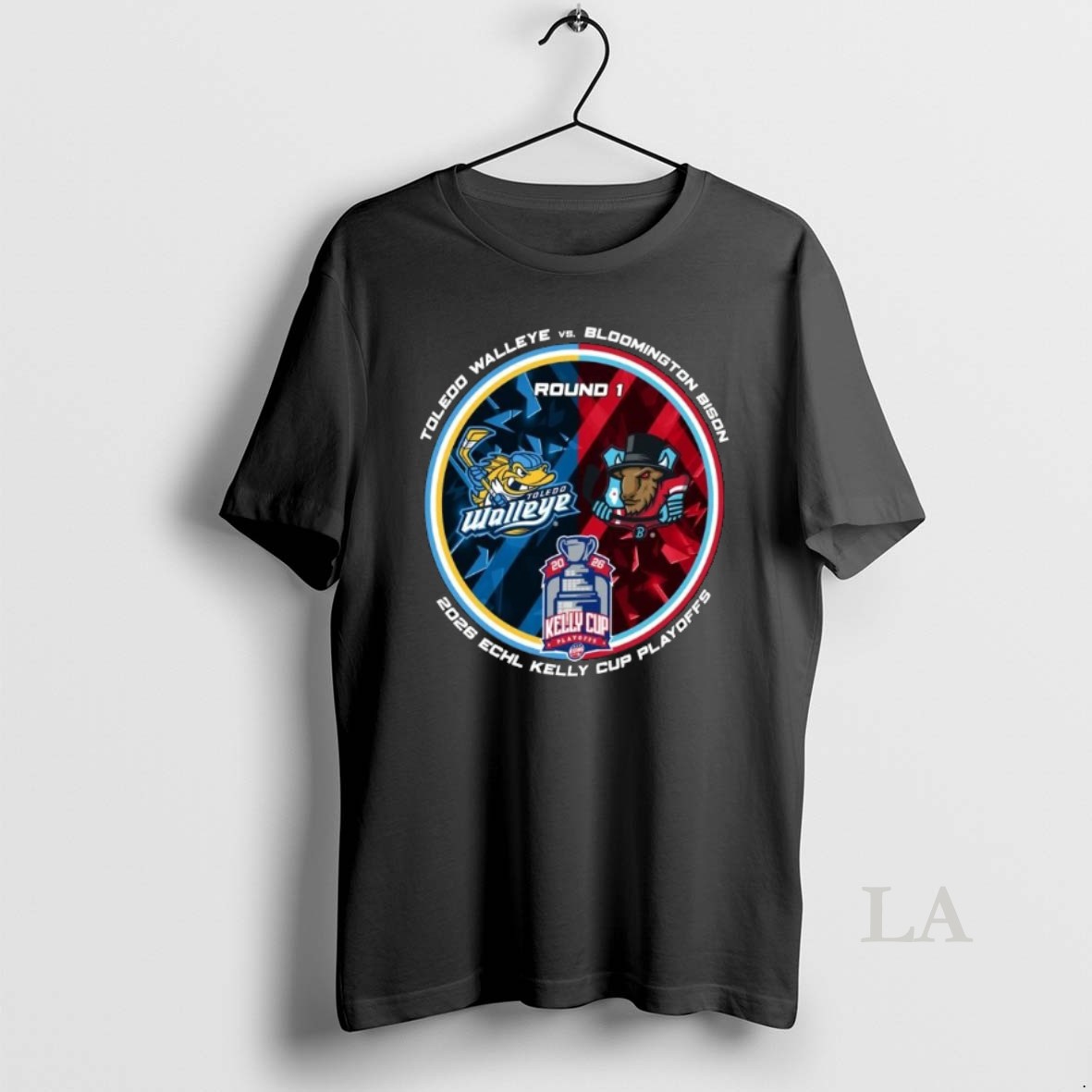 Original Toledo Walleye Vs Bloomington Bison 2026 Kelly Cup Playoff Round 1 Shirt