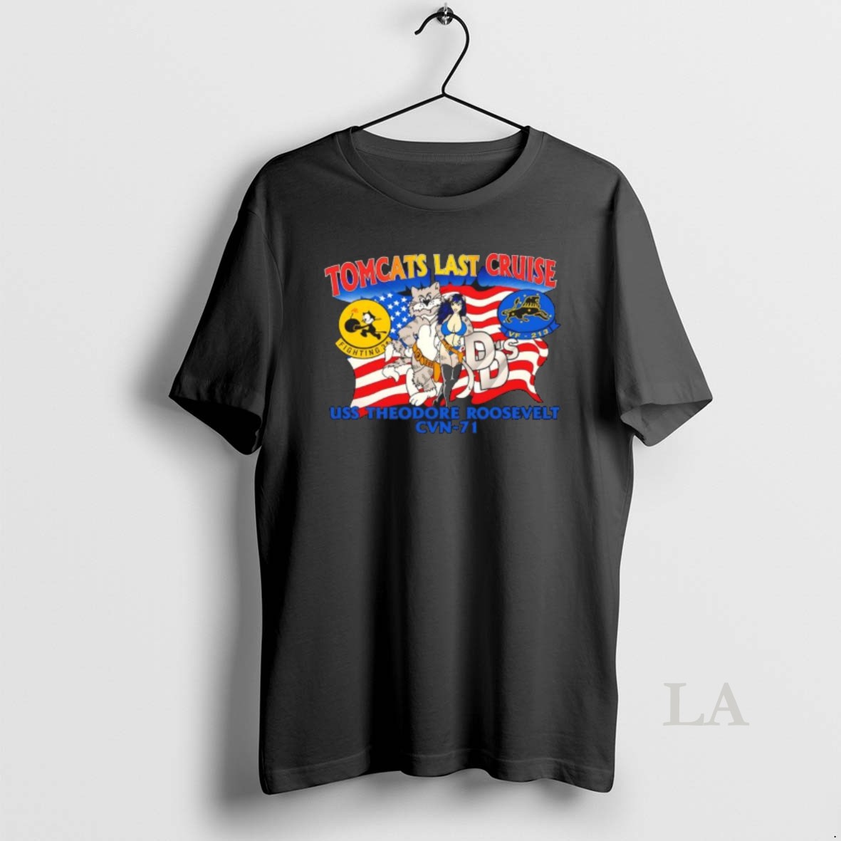 Original Tomcatters Last Cruise Uss Theodore Roosevelt Cvn 71 Shirt