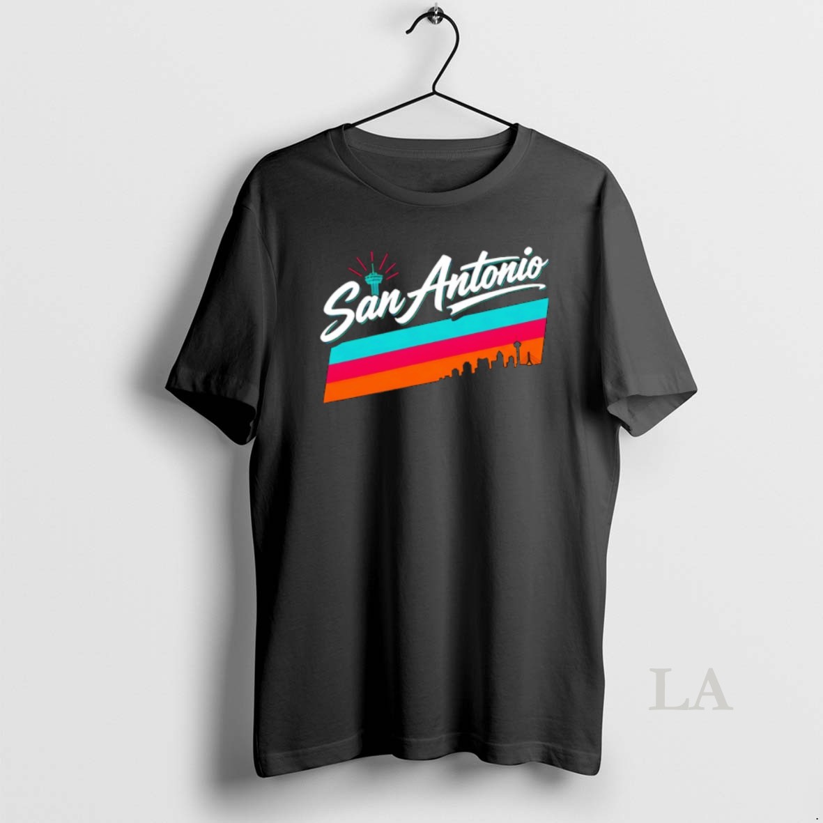 Original Tower Of The Americas Skyline San Antonio Spurs Basketball Nba Shirt