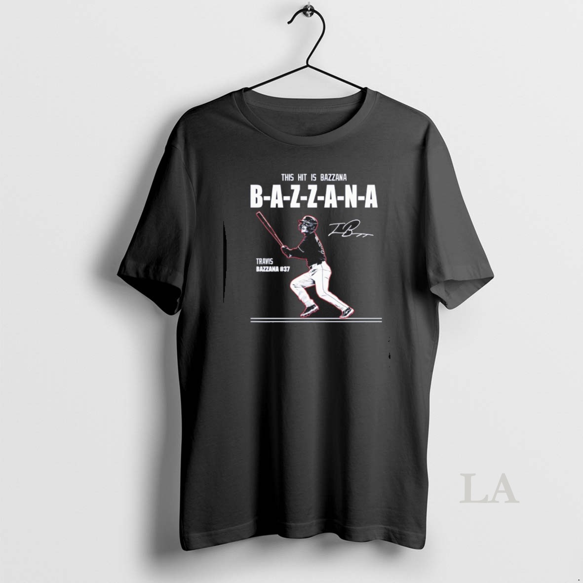 Original Travis Bazzana 37 Cleveland Baseball This Hit Is Bazzana Signature Shirt