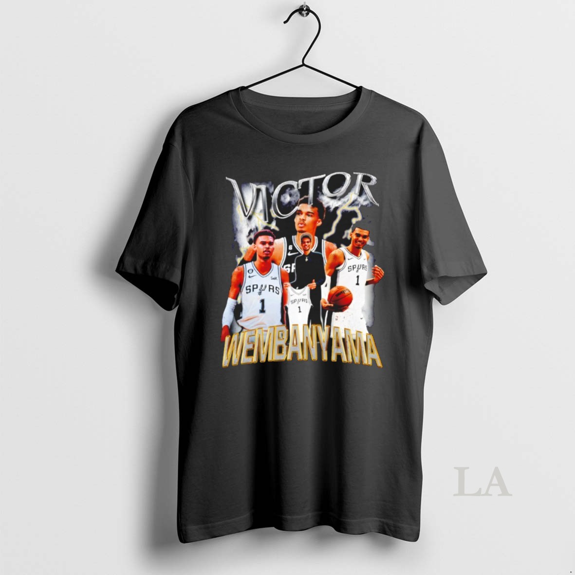 Original Victor Wembanyama 1 San Antonio Spurs Basketball 90s Style Graphic Shirt