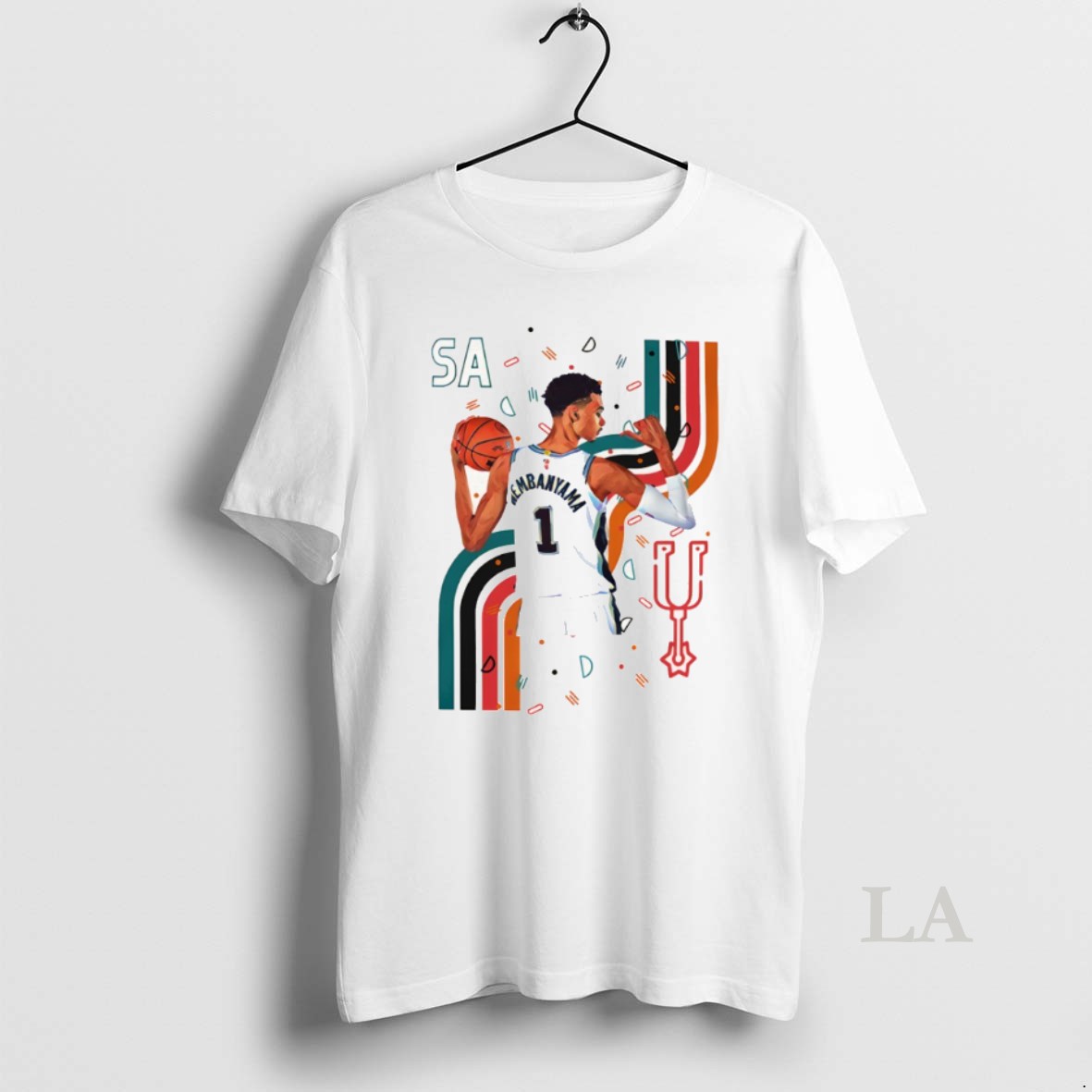 Original Victor Wembanyama 1 San Antonio Spurs Basketball 90s Styles Shirt
