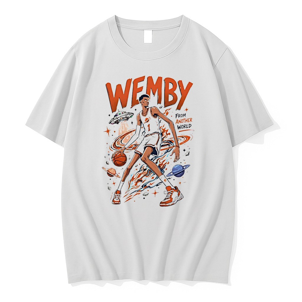 Original Victor Wembanyama Alien Wemby From Another World San Antonio Spurs Basketball 2026 Tshirts