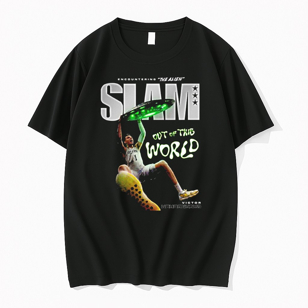 Original Victor Wembanyama Encountering The Alien Slam Out Of This World Tshirts