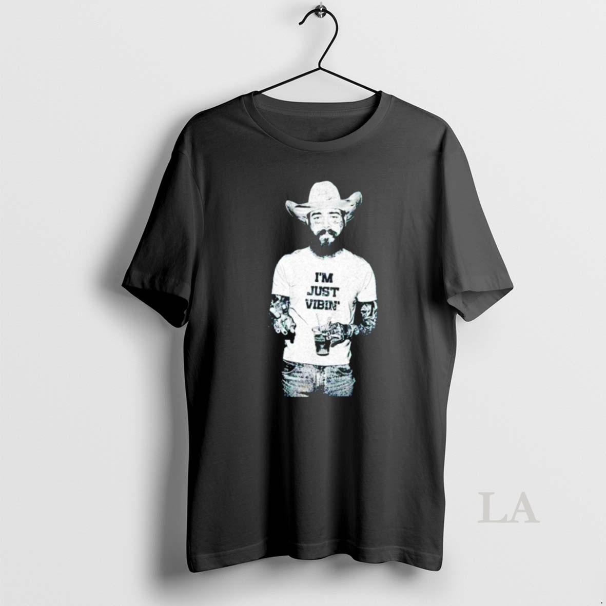 Original Vintage 90s Post Malone Im Just Vibin Shirt