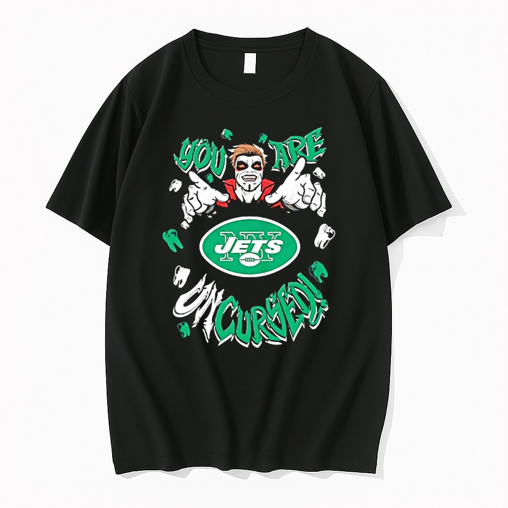 Original Wwe Drops Danhausen X New York Jets You Are Uncursed Tshirts