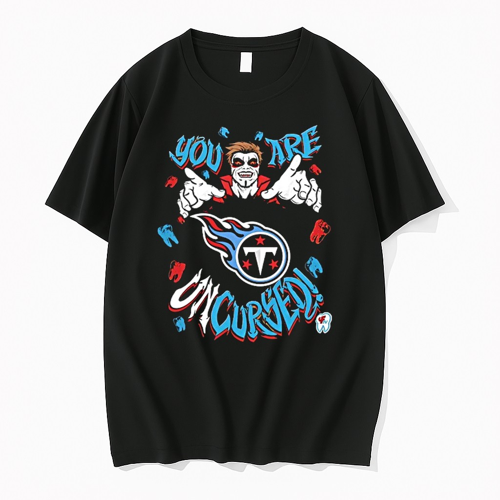 Original Wwe Drops Danhausen X Tennessee Titans You Are On Uncursed Tshirts