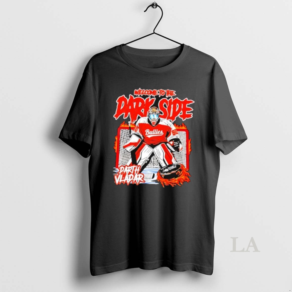 Original Welcome To The Dark Side Darth Vladar Hockey Goalie Shirt