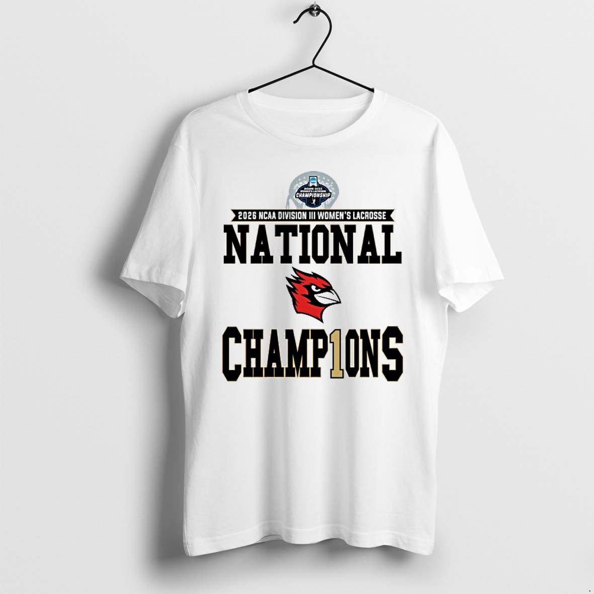 Original Wesleyan University Cardinals 2026 Ncaa Division Iii Womens Lacrosse National Champions Tshirts