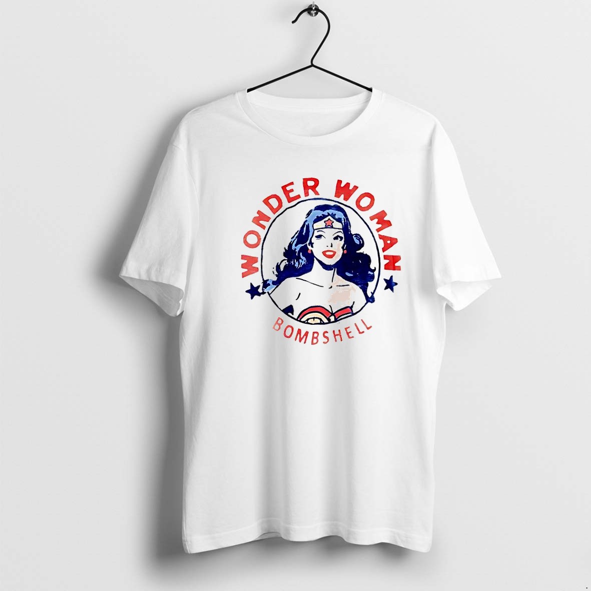 Original Wonder Woman Bombshell Circle Vintage Tshirts