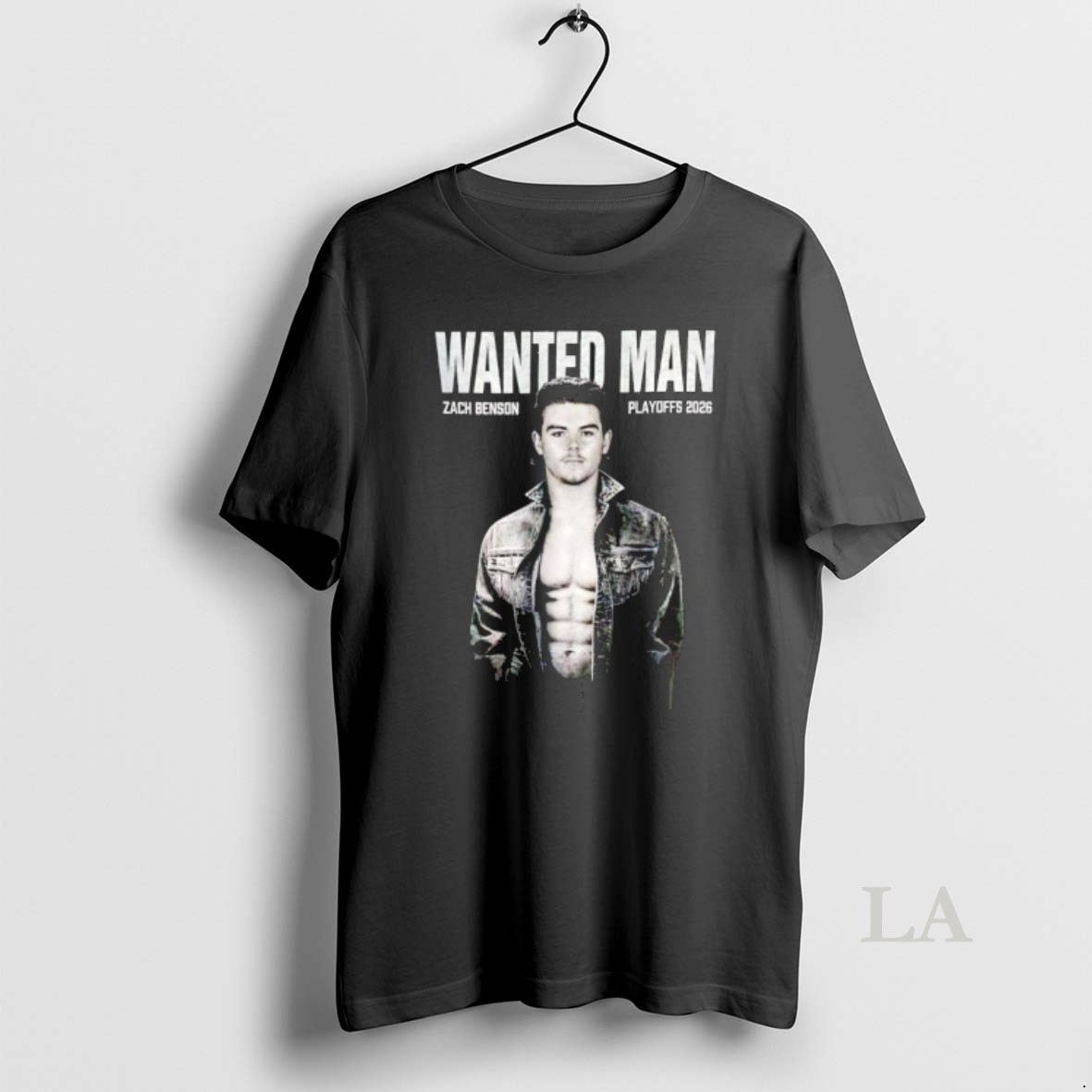 Original Zach Benson Wanted Man Buffalo Sabres Nhl Playoffs 2026 Shirt