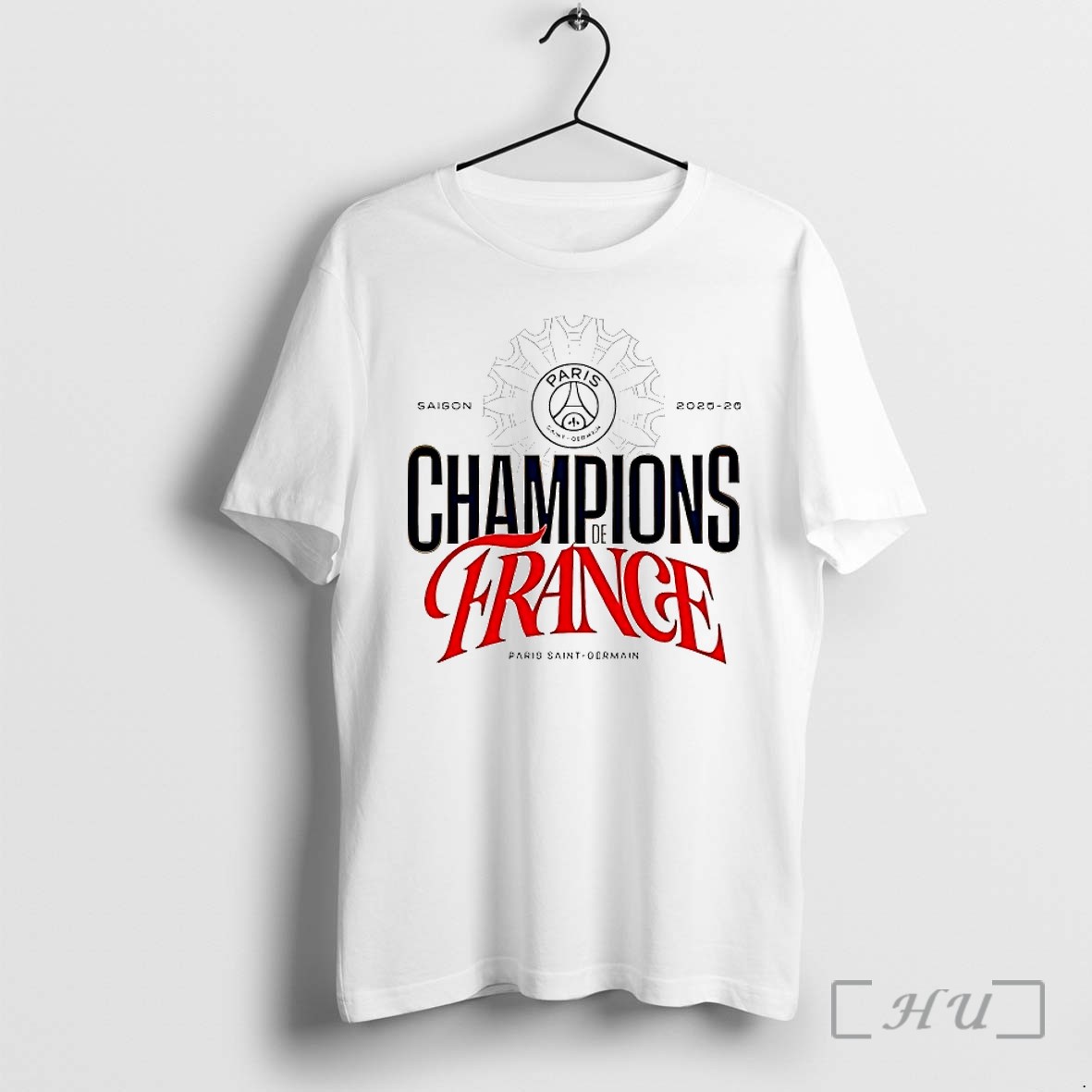 Paris Saint Germain Champions De France Ligue 1 Tshirts Sweater Hoodie