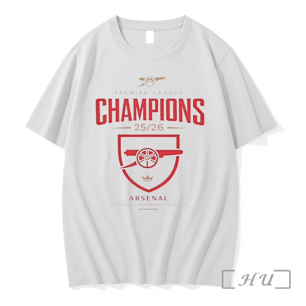 Premier League Champions 25 26 Arsenal Tshirts Sweater Hoodie