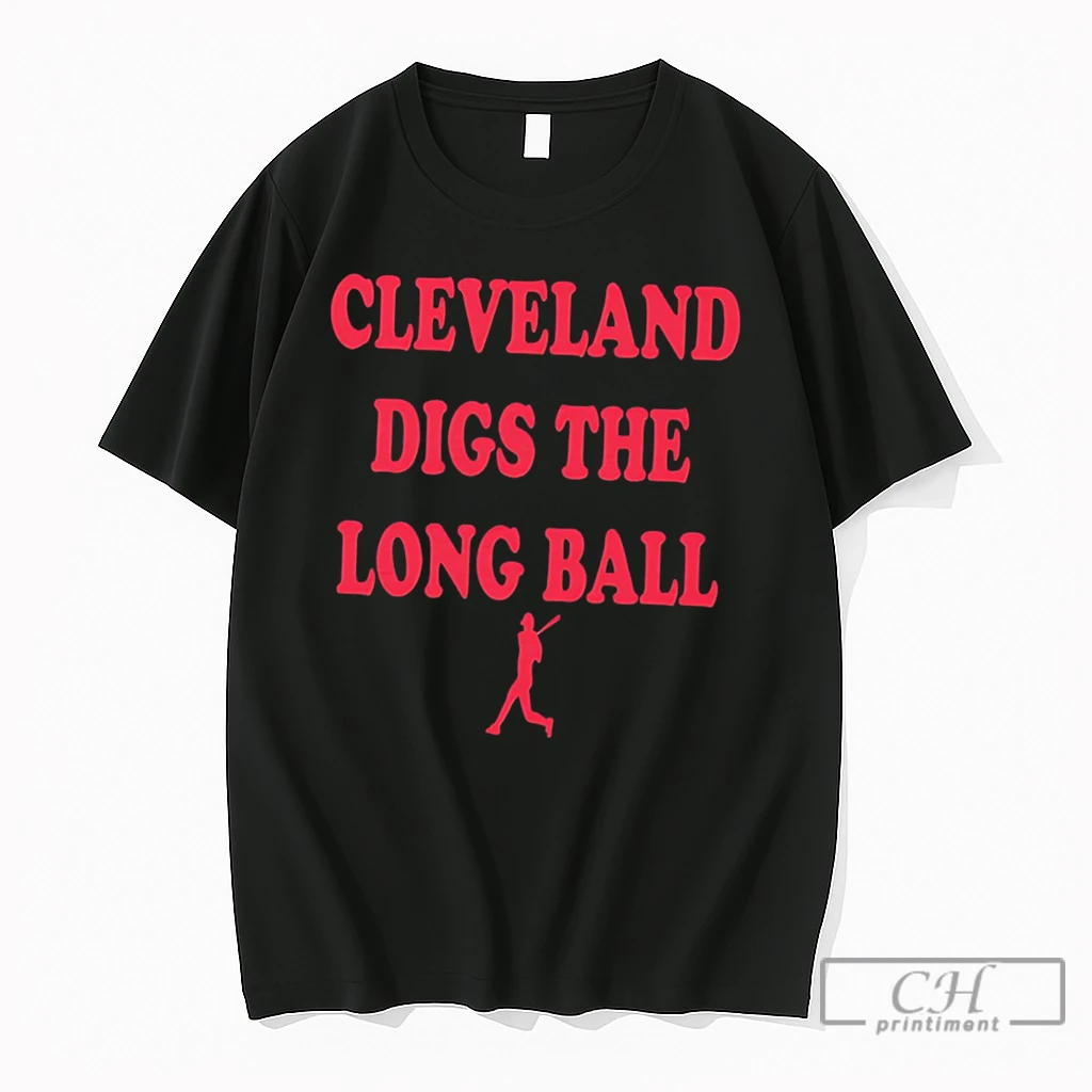 Premium Cleveland Digs The Long Ball Baseball Tee T Shirts Sweater Hoodie