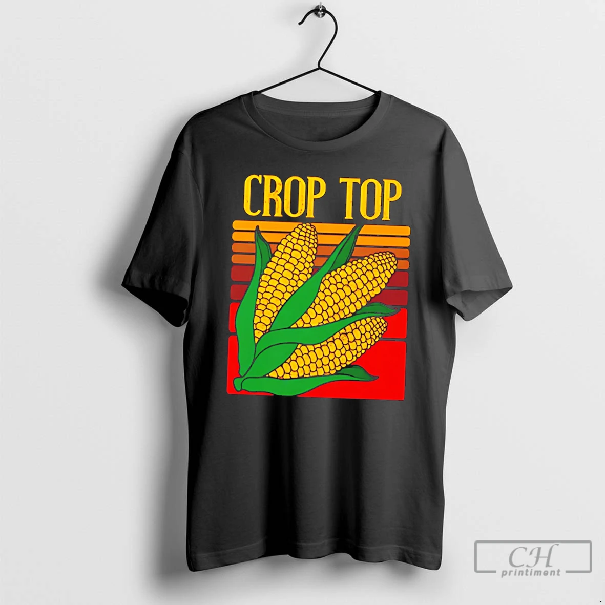 Premium Crop Top Corn Vintage Tee T Shirts Sweater Hoodie