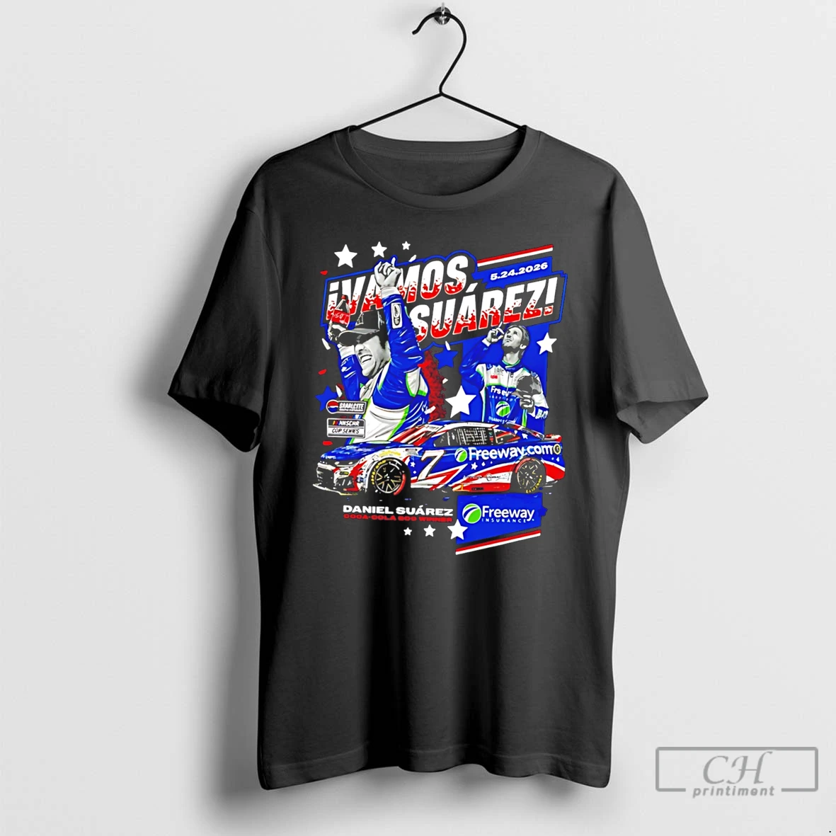 Premium Daniel Suarez Freeway Insurance 600 Win Tee T Shirts Sweater Hoodie