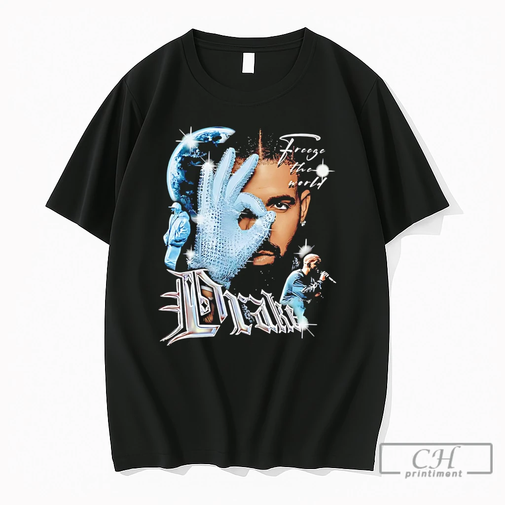 Premium Drake Featuring Iceman Illustratrion Tee T Shirts Sweater Hoodie