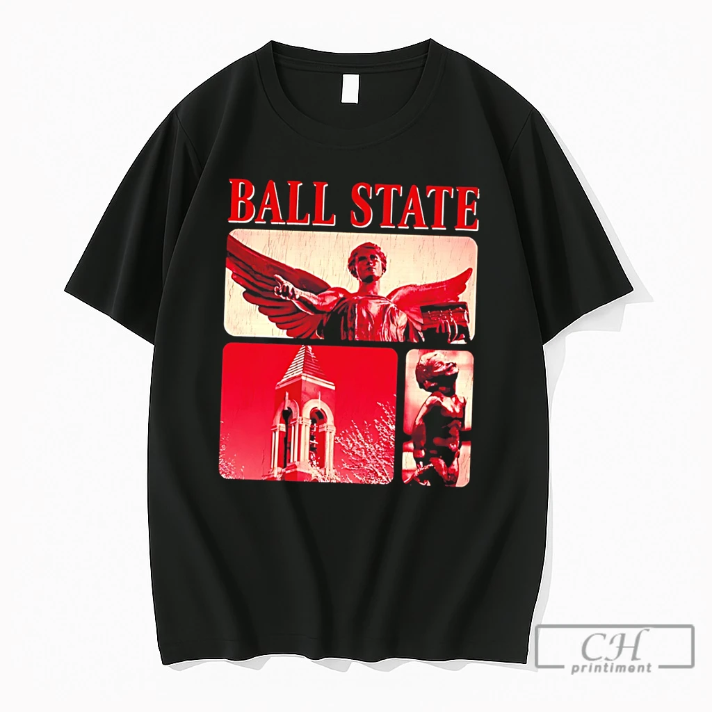 Premium Gameday Gear Black Ball State University Vintage Tee T Shirts Sweater Hoodie