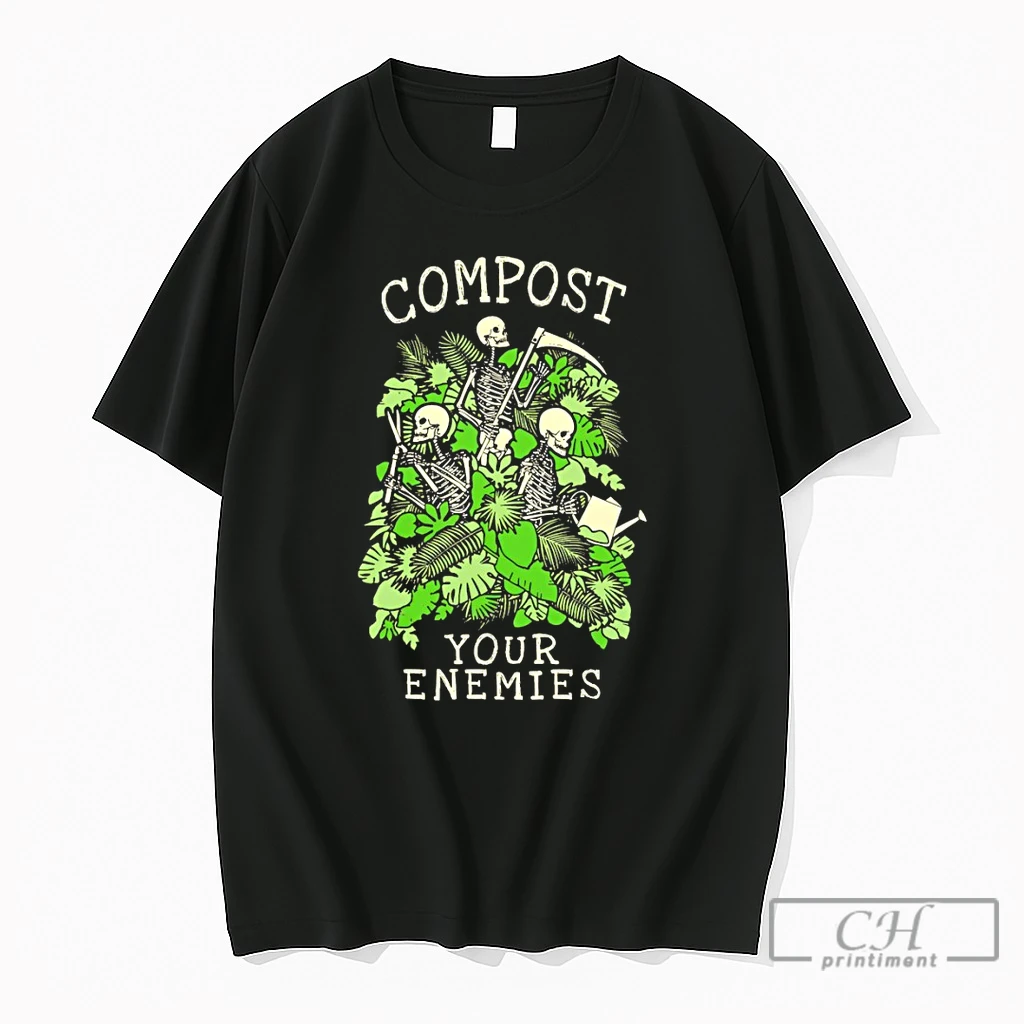 Premium Gardening Skeleton Plant Compost Your Enemies T Shirts Sweater Hoodie