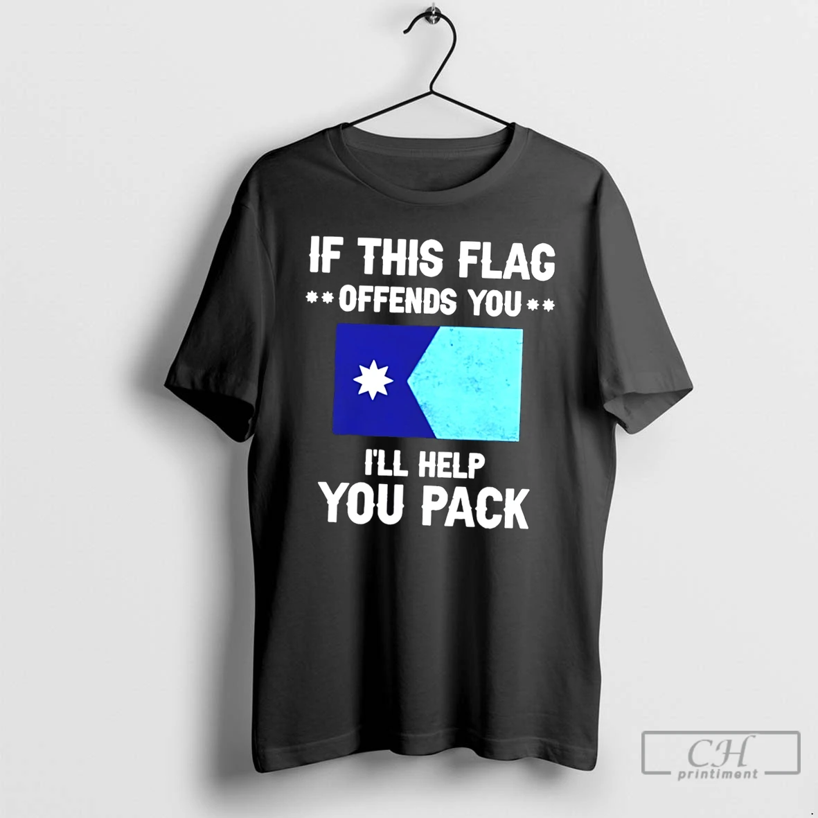 Premium If This Flag Offends You Ill Help You Pack Flag Of Minnesota Tee T Shirts Sweater Hoodie