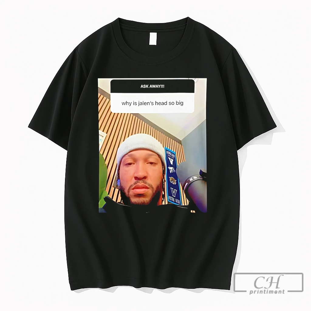Premium Jalen Brunson Meme New York Knicks Ask Away Why Is Jalens Head So Big T Shirts Sweater Hoodie