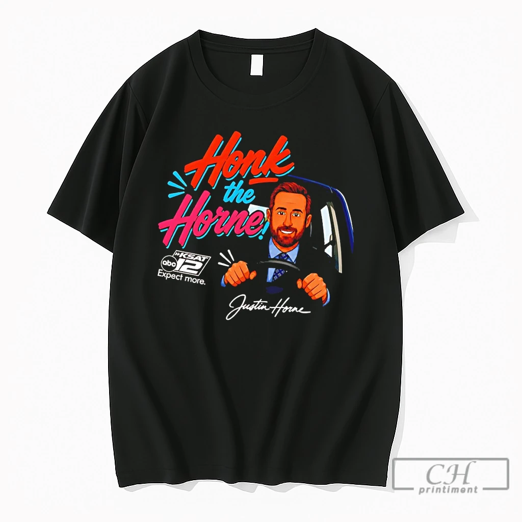 Premium Justin Horne Honk The Horne Ksat 12 Expect More Cartoon T Shirts Sweater Hoodie