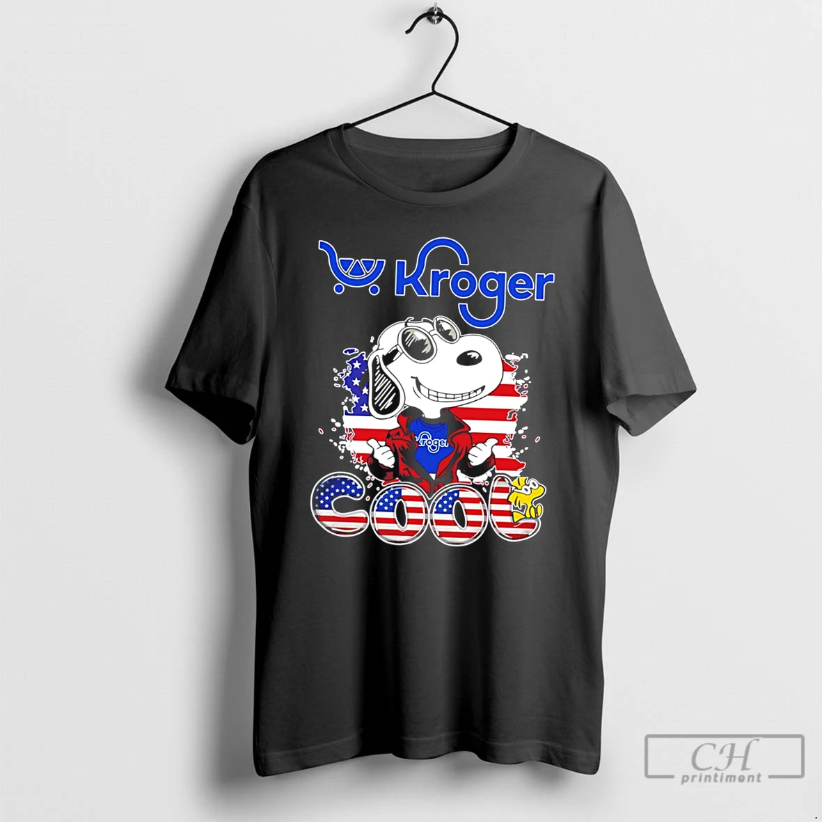 Premium Kroger Snoopy Cool Usa 250th Cartoon Tee T Shirts Sweater Hoodie