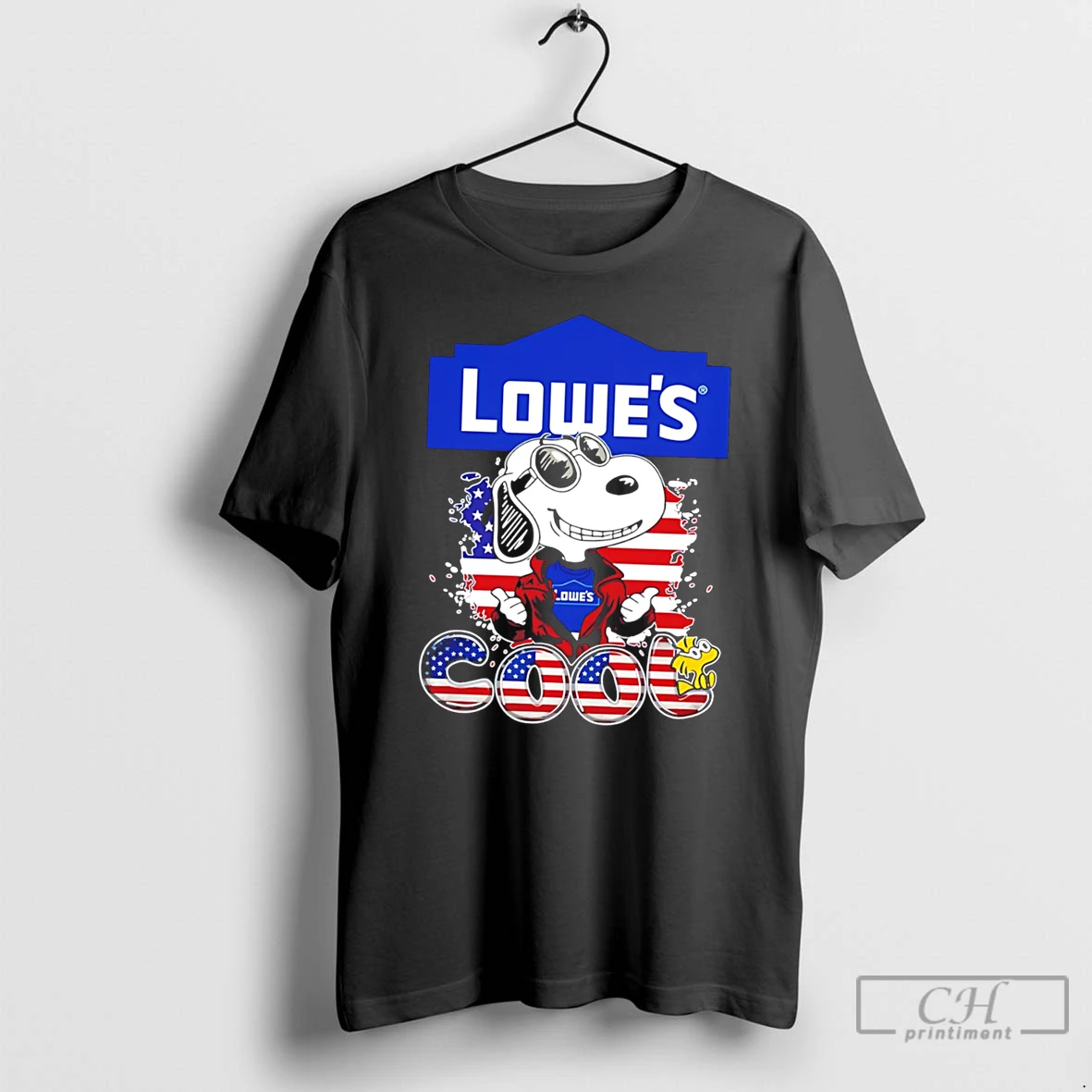 Premium Lowes Snoopy Cool Usa 250th Cartoon Tee T Shirts Sweater Hoodie