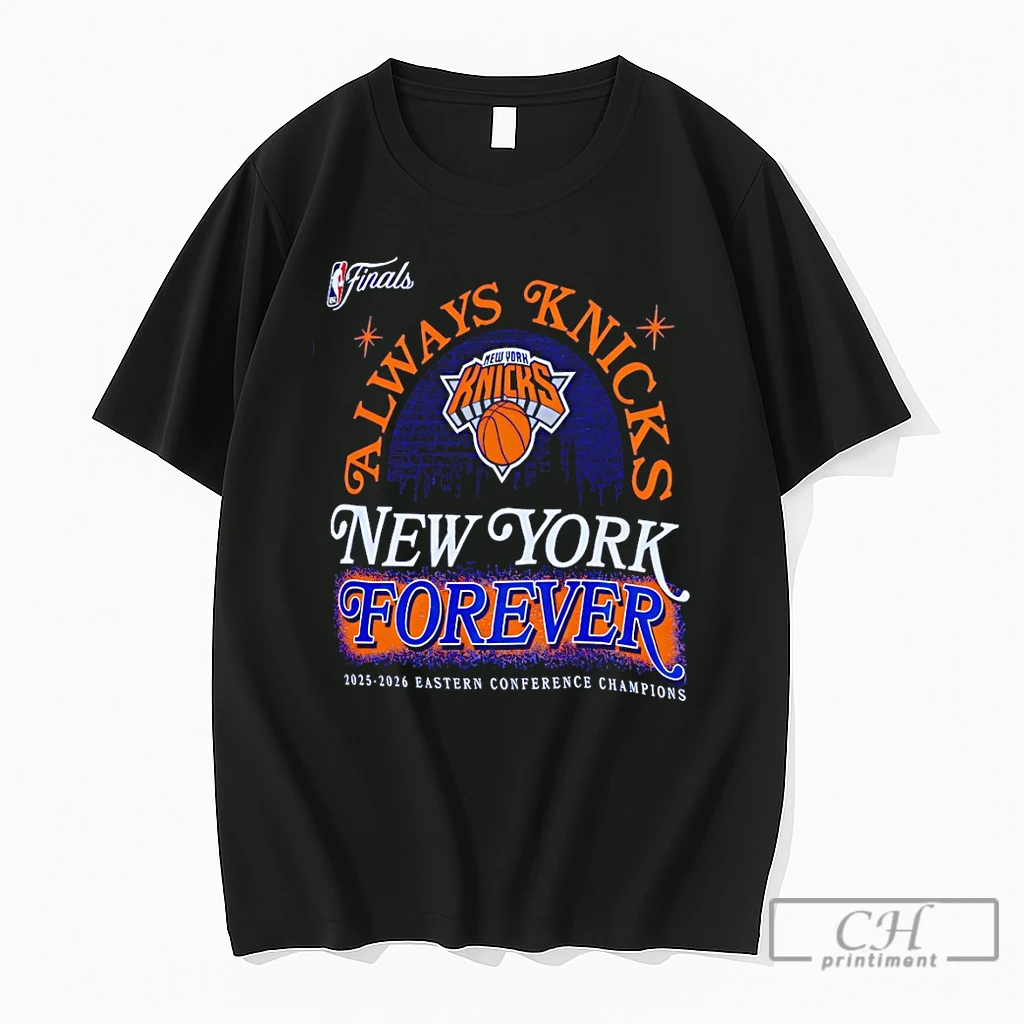 Premium New York Knicks Basketball New York Forever 2025 2026 Eastern Conference Champions T Shirts Sweater Hoodie