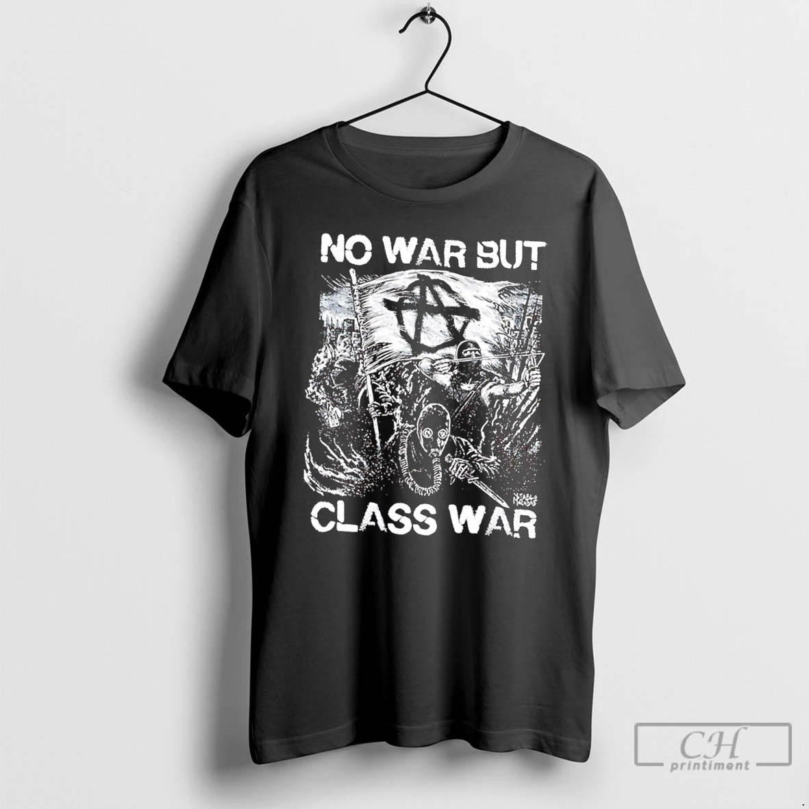 Premium No War But Class War Vintage Tee T Shirts Sweater Hoodie