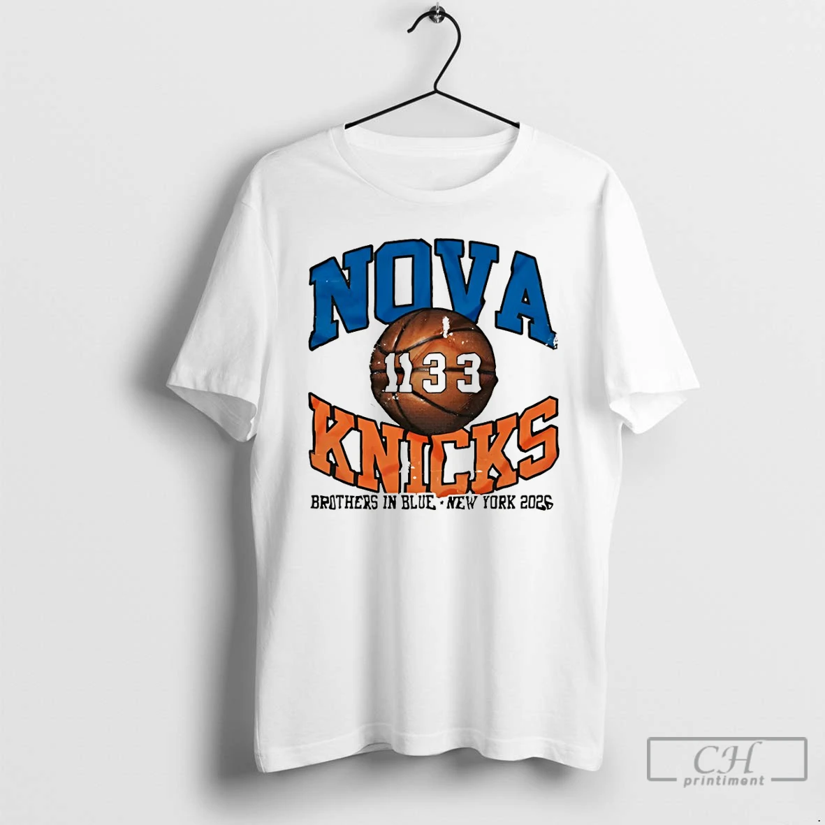 Premium Nova Knicks Villanova Nba Playoffs 2026 Brothers In Blue T Shirts Sweater Hoodie