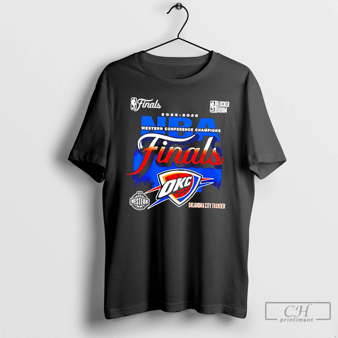 Premium Oklahoma City Thunder Nba Western Conference Champions 2026 Finals Tee T Shirts Sweater Hoodie