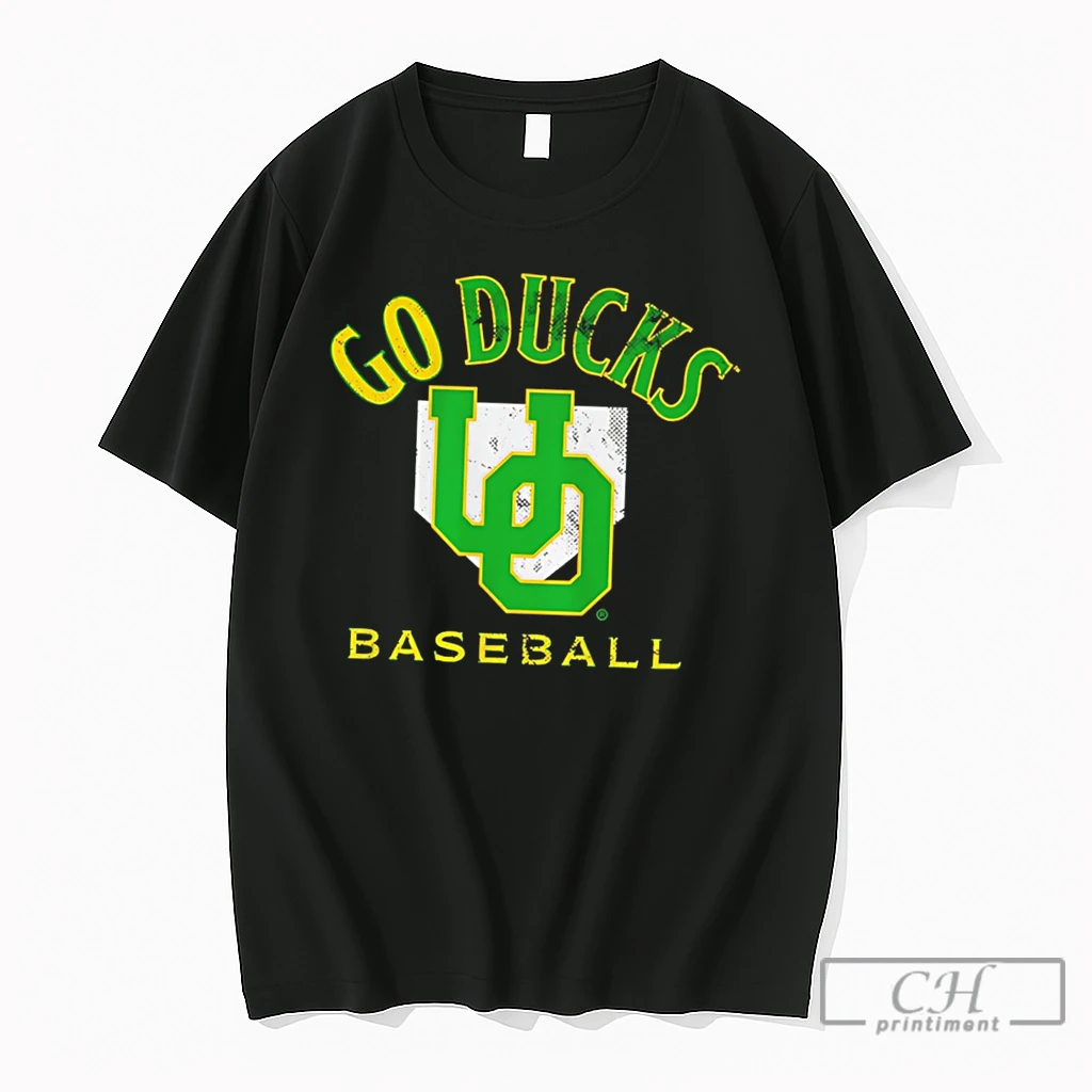 Premium Oregon Baseball Go Ducks Home Plate Tee T Shirts Sweater Hoodie