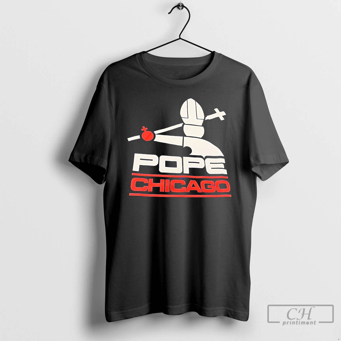 Premium Pope Chicago Logo Tee T Shirts Sweater Hoodie