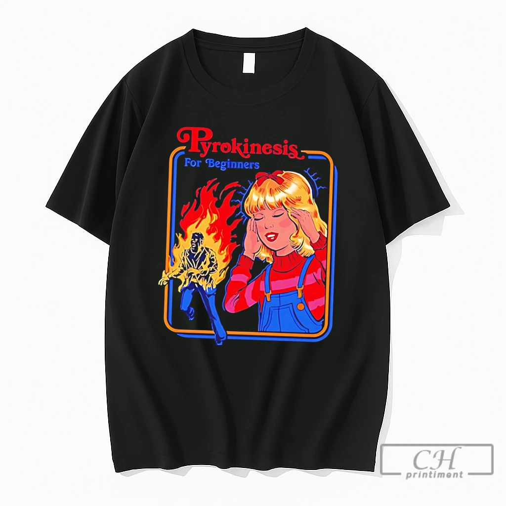 Premium Pyrokinesis For Geginners Fire Girl Tee T Shirts Sweater Hoodie