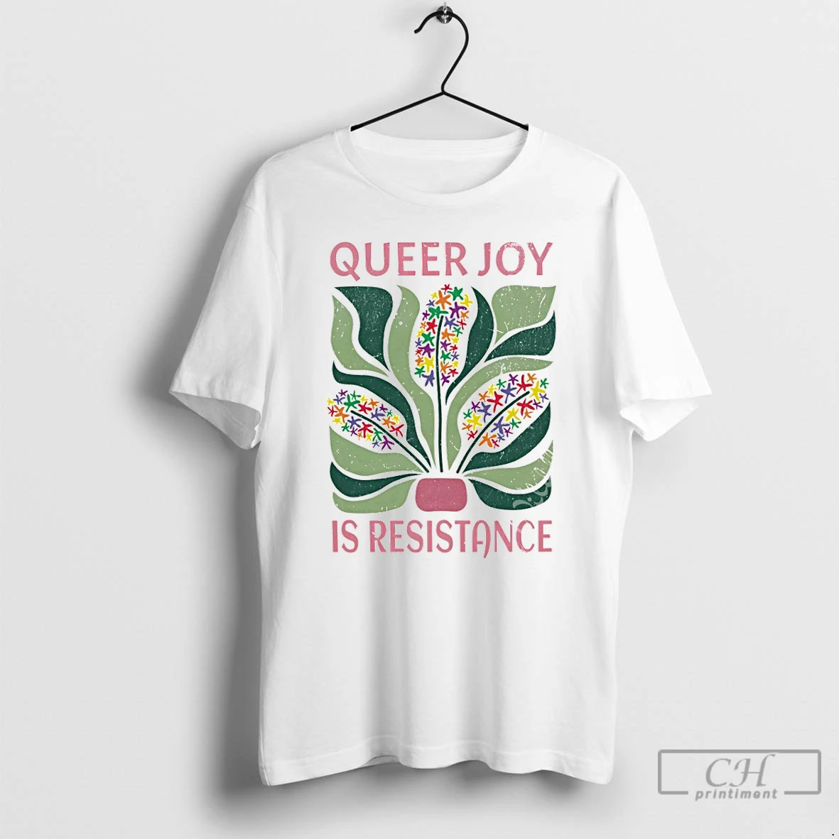 Premium Queer Joy Is Resistance Floral T Shirts Sweater Hoodie