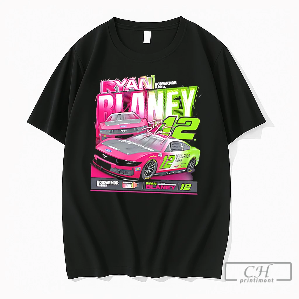 Premium Ryan Blaney Team Penske No 12 Body Armor Flash Iv Tee T Shirts Sweater Hoodie