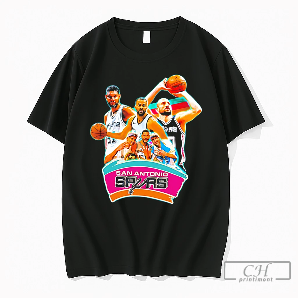 Premium San Antonio Spurs Team College Illustration 2026 Tee T Shirts Sweater Hoodie