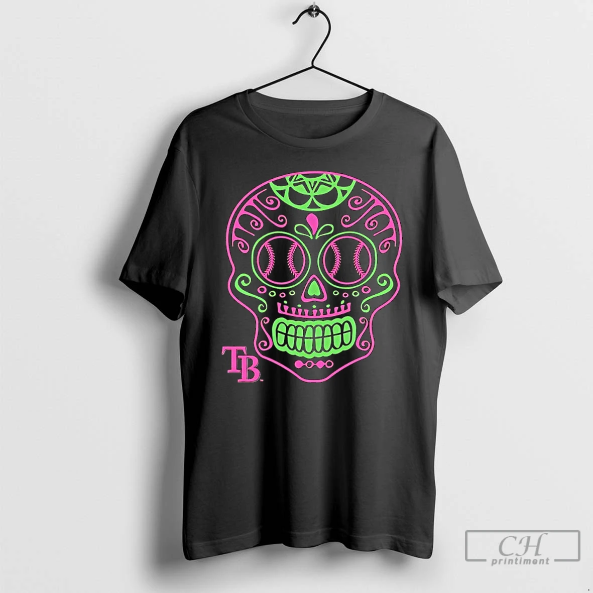 Premium Tampa Bay Rays Sugar Skull T Shirts Sweater Hoodie