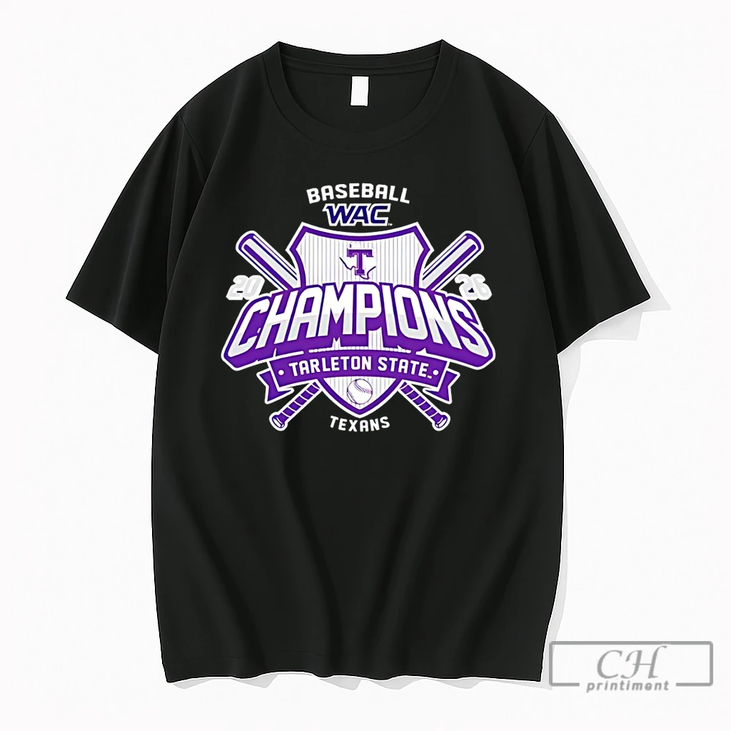 Premium Tarleton State Texans Baseball Wac Tournament Championship 2026 T Shirts Sweater Hoodie