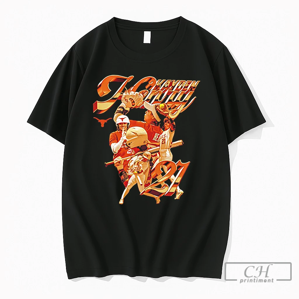 Premium Texas Longhorns Ncaa Softball Kayden Henry Player Collage Tee T Shirts Sweater Hoodie