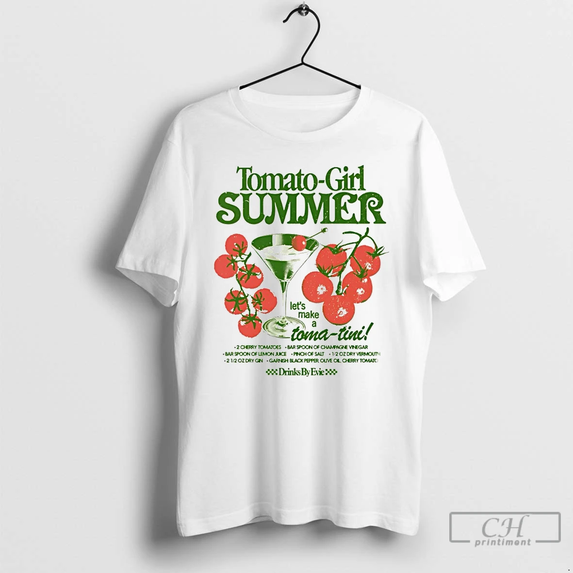 Premium Tomato Girl Summer Lets Make Toma Tini 2 Cherry Tomatoes Bar Spoon Of Champagne Vinegar T Shirts Sweater Hoodie
